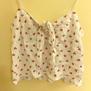 Flower Embroidered Tank